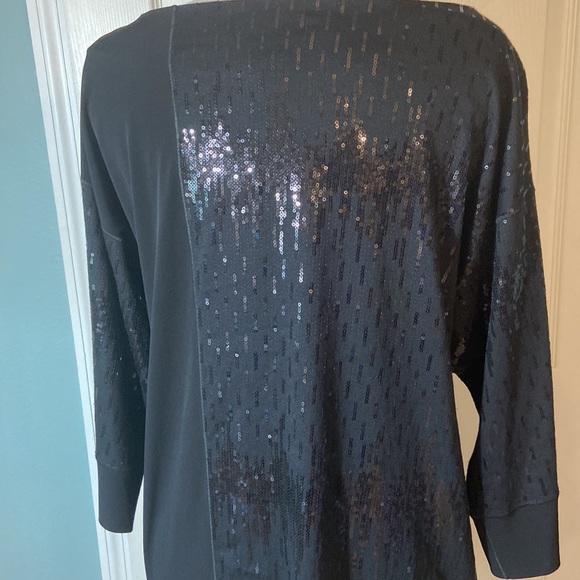 Like new Eva Varro | Black dressy tunic top - Picture 7 of 10